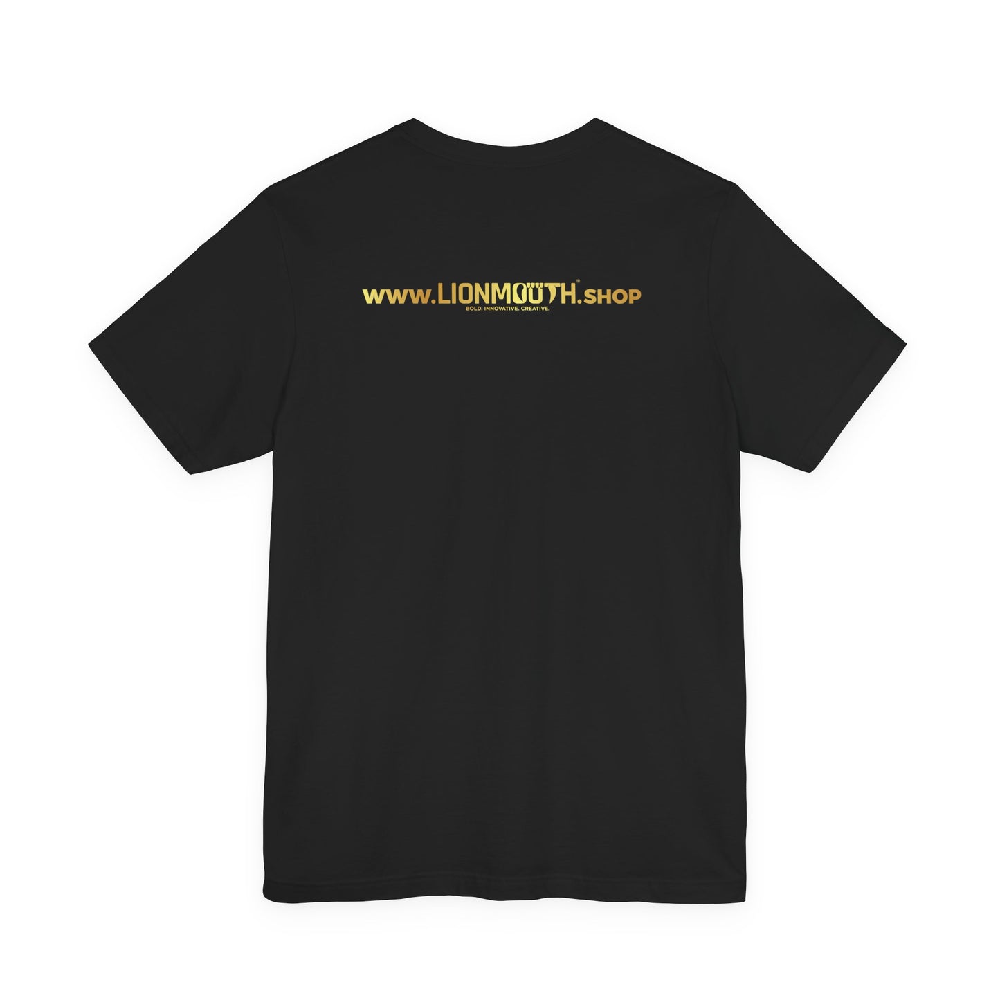 Unisex Gold Cross Love Message Tee