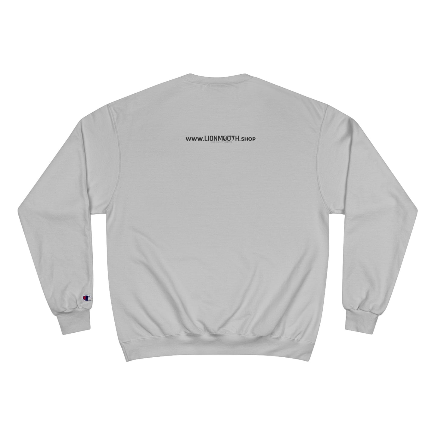 Champion Unisex - All Things Are Possible Unisex Black Font Sweatshirt