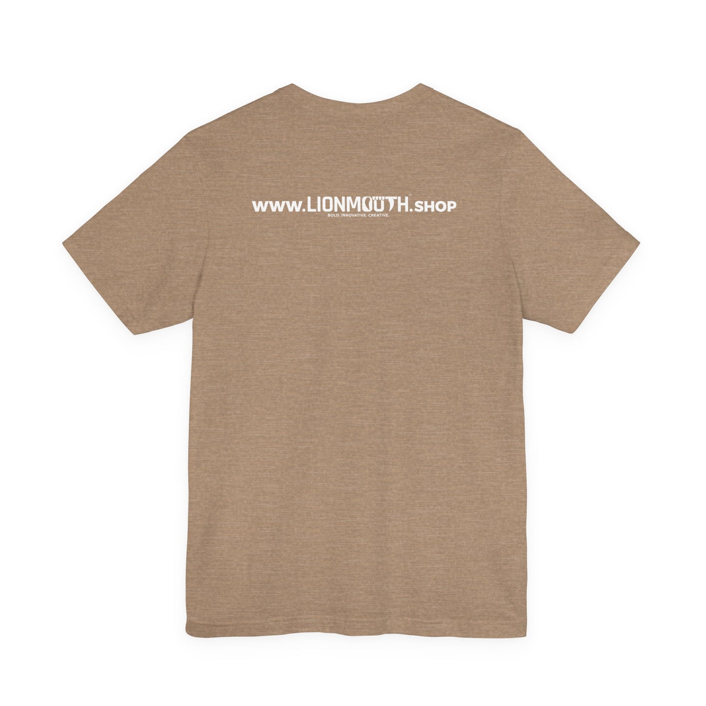 Unisex White Cross Love Message Tee
