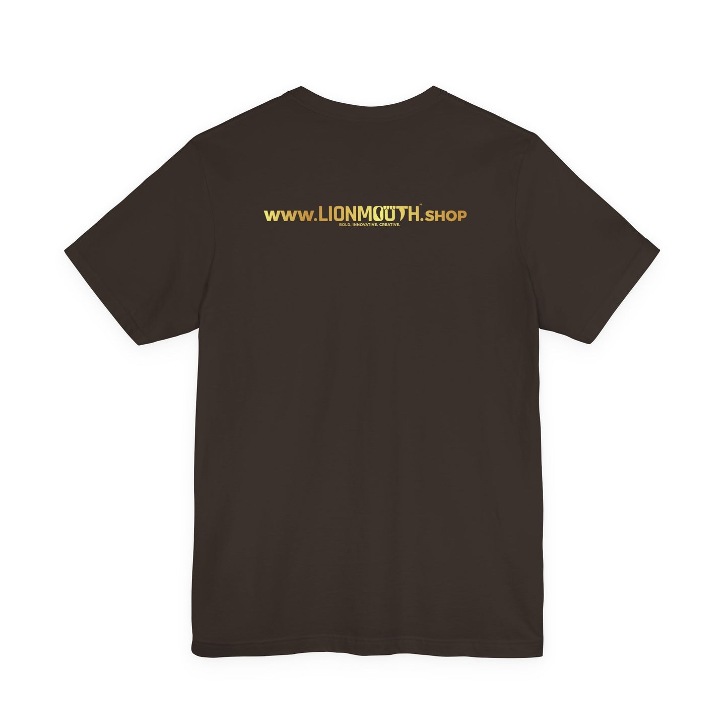 Unisex Gold Cross Love Message Tee