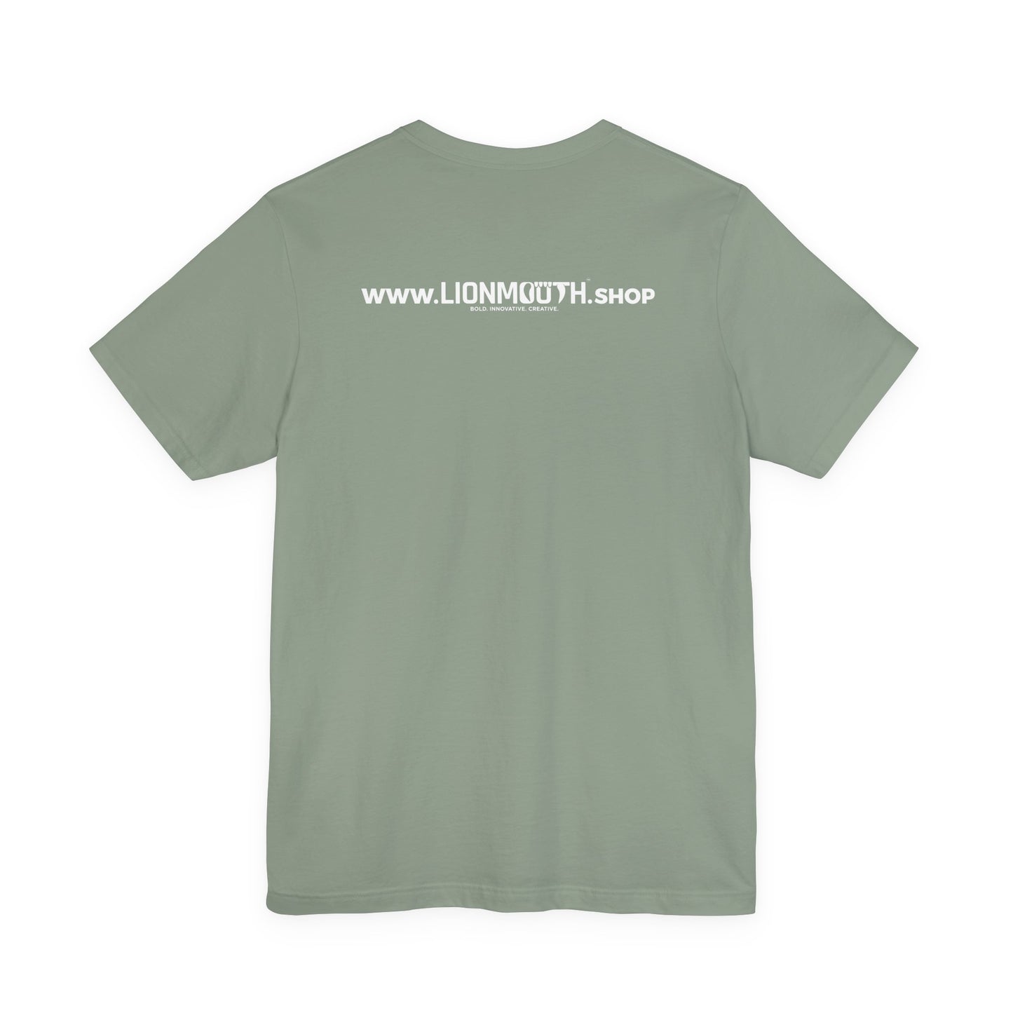 Unisex White Cross Love Message Tee