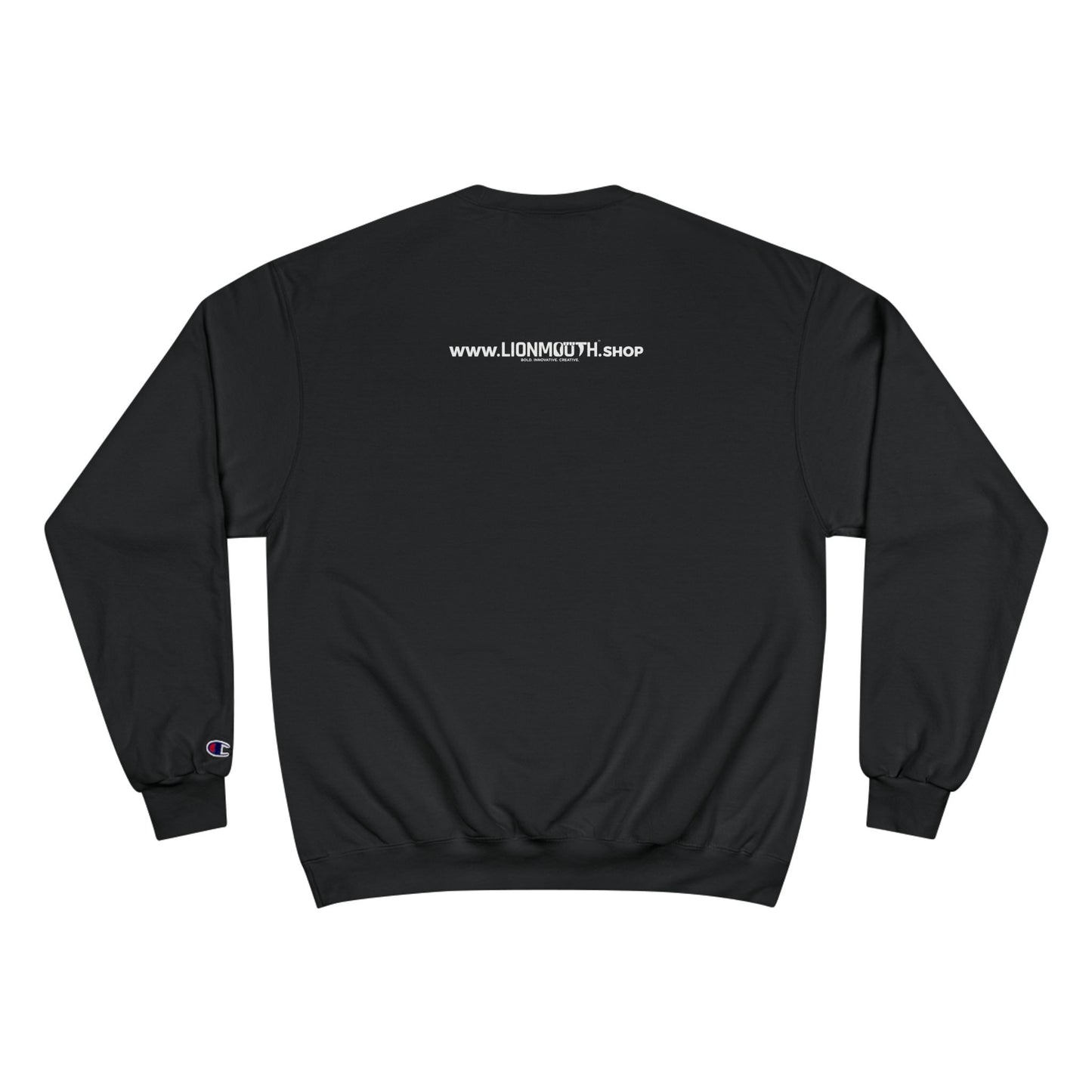 Champion Unisex -  All Things Are Possible Unisex White Font Sweatshirt  (Green has gold font))