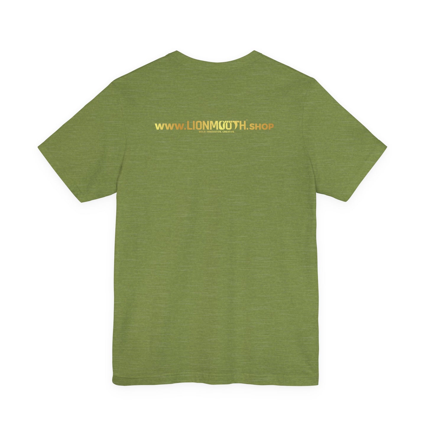 Unisex Gold Cross Love Message Tee