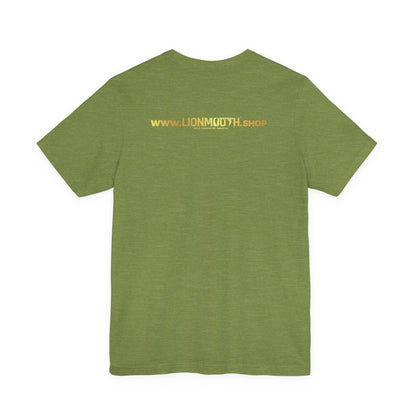 Unisex Gold Cross Love Message Tee