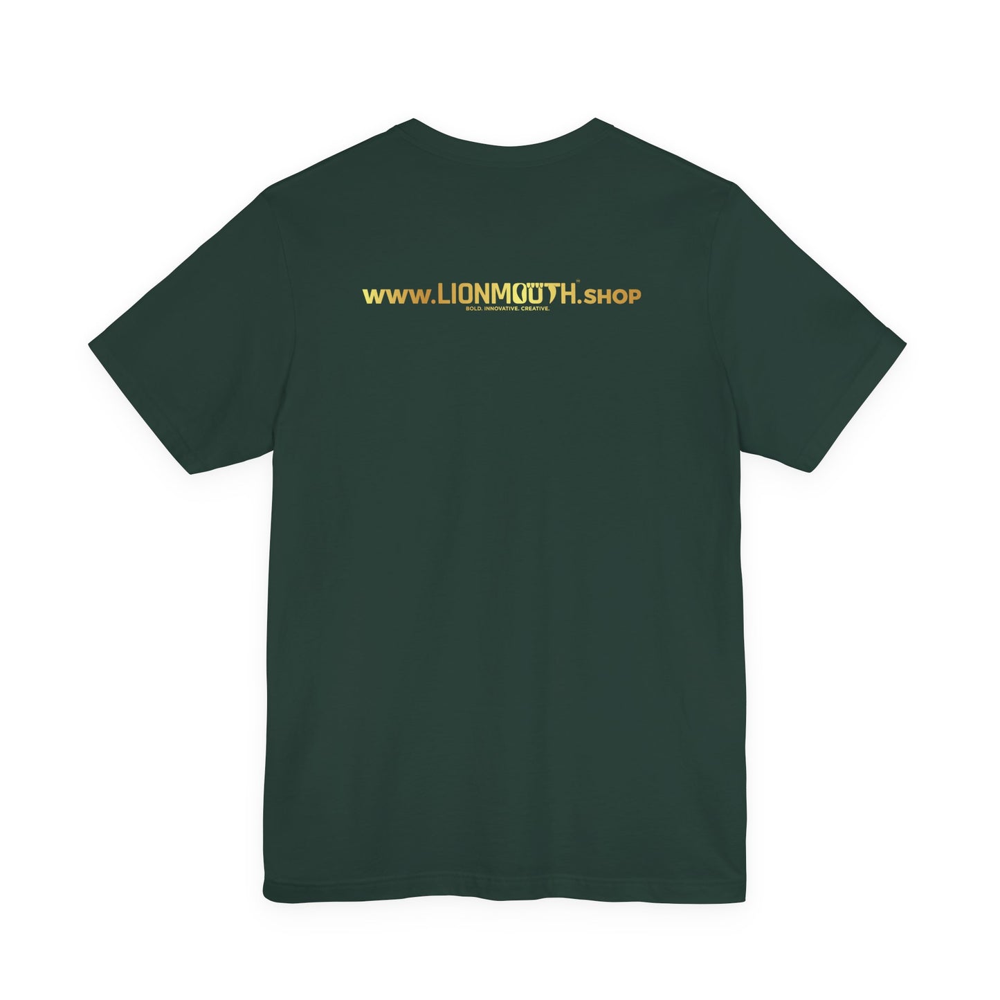 Unisex Gold Cross Love Message Tee