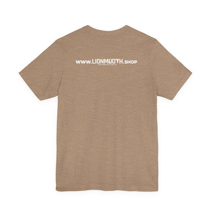 Unisex White Cross Love Message Tee