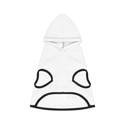 Cozy Pet Hoodie for Trendy Dogs & Cats in Black and White -  in Black Font and White Font