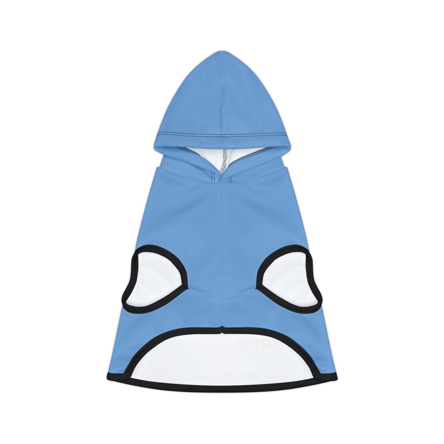 Cozy Pet Hoodie for Trendy Dogs & Cats in Blue -  in Black Font and White Font