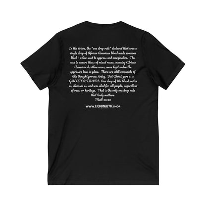 One Drop Unisex Jersey Short Sleeve V-Neck Tee